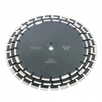 Алмазный сегментный круг Diamaster 450*3,2*10,0*25,4 (Асфальт, свежий бетон, пенобетон, шамотный или силикатный кирпич)
