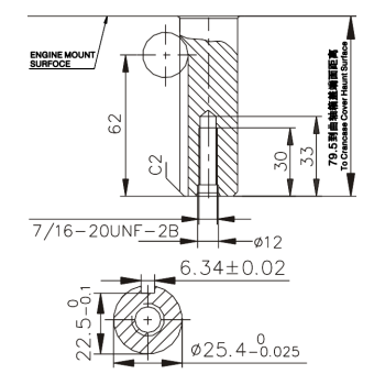 Двигатель бензиновый Loncin LC1P88F-1 (A тип)